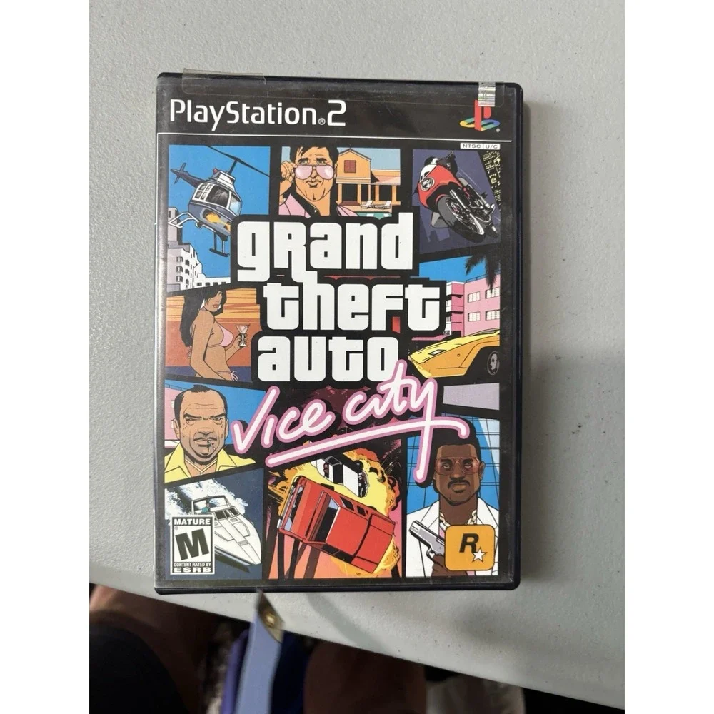 Grand Theft Auto Vice City PlayStation 2 PS2 Game‎ CIB Map GTA